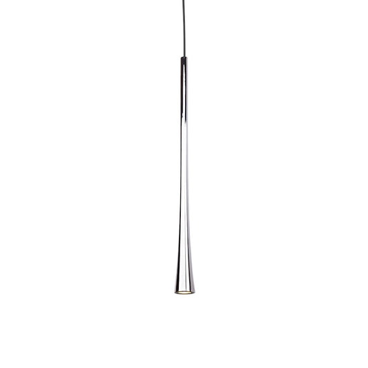 Kuzco Taper 16" LED Pendant, Chrome/Acrylic Lens - PD15816-CH