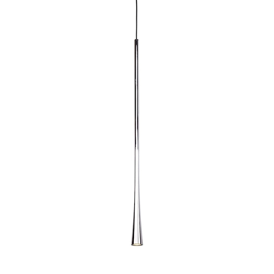 Kuzco Taper 24" LED Pendant, Chrome/Acrylic Lens - PD15824-CH