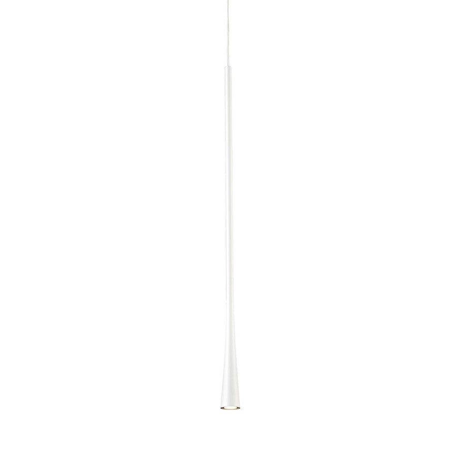 Kuzco Taper 24" LED Pendant, White/Acrylic Lens - PD15824-WH