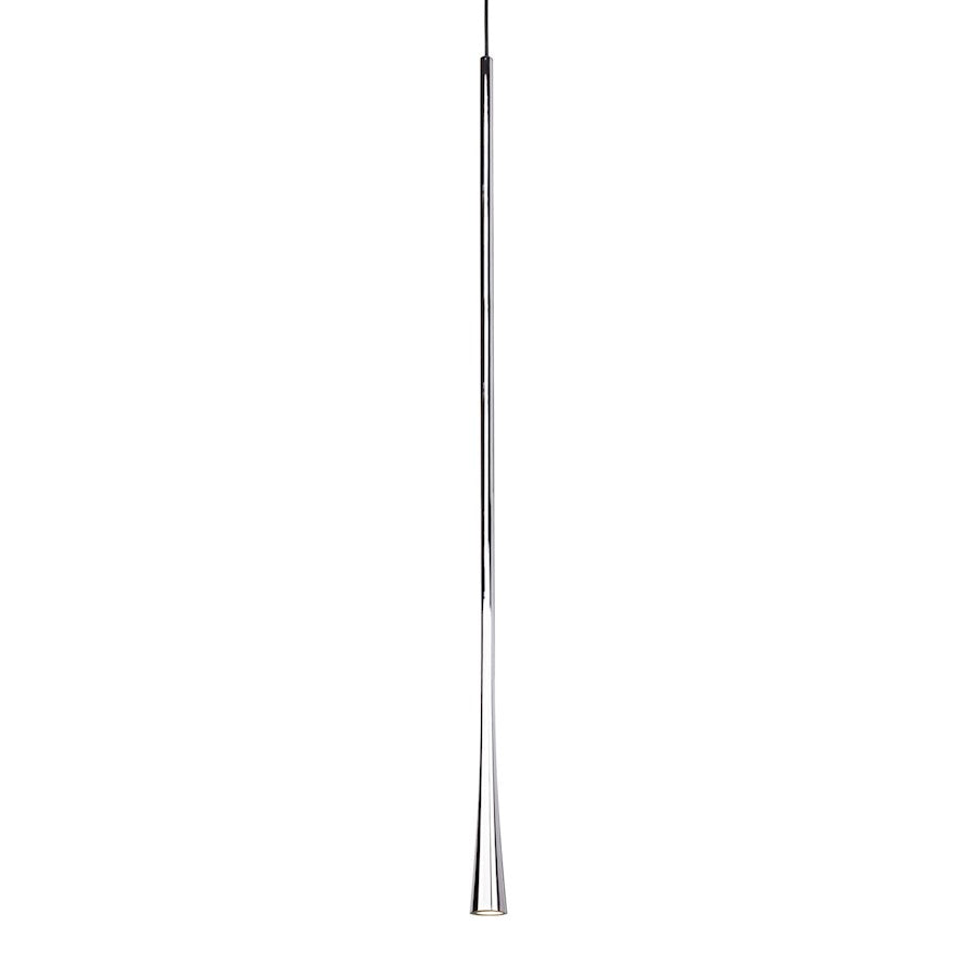 Kuzco Taper 32" LED Pendant, Chrome/Acrylic Lens - PD15832-CH