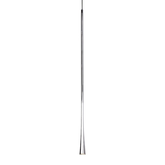 Kuzco Taper 32" LED Pendant, Chrome/Acrylic Lens - PD15832-CH