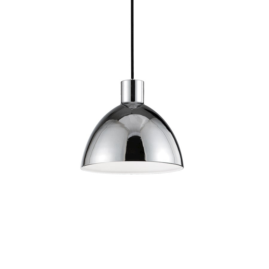 Kuzco Chroma 6" LED Pendant, Chrome/White Acrylic Diffuser - PD1706-CH