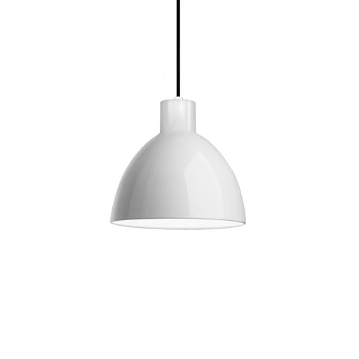 Kuzco Chroma LED Pendant, Black/White Acrylic Diffuser - PD1706-WG