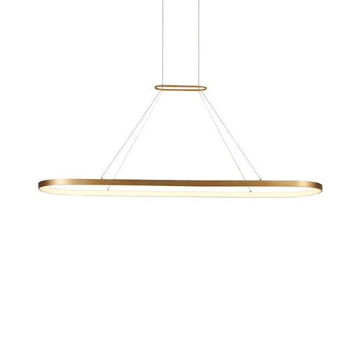 Kuzco Eerie 59" LED Pendant, Antique Brass/White Acrylic Diffuser - PD19359-AN