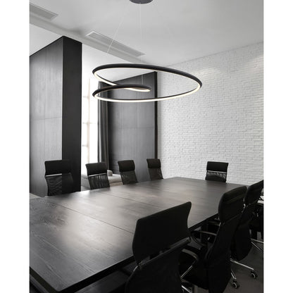 Kuzco Ampersand 32" LED Pendant, Black