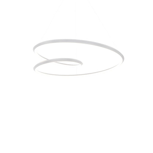Kuzco Ampersand 32" LED Pendant, White/White Acrylic Diffuser - PD22332-WH