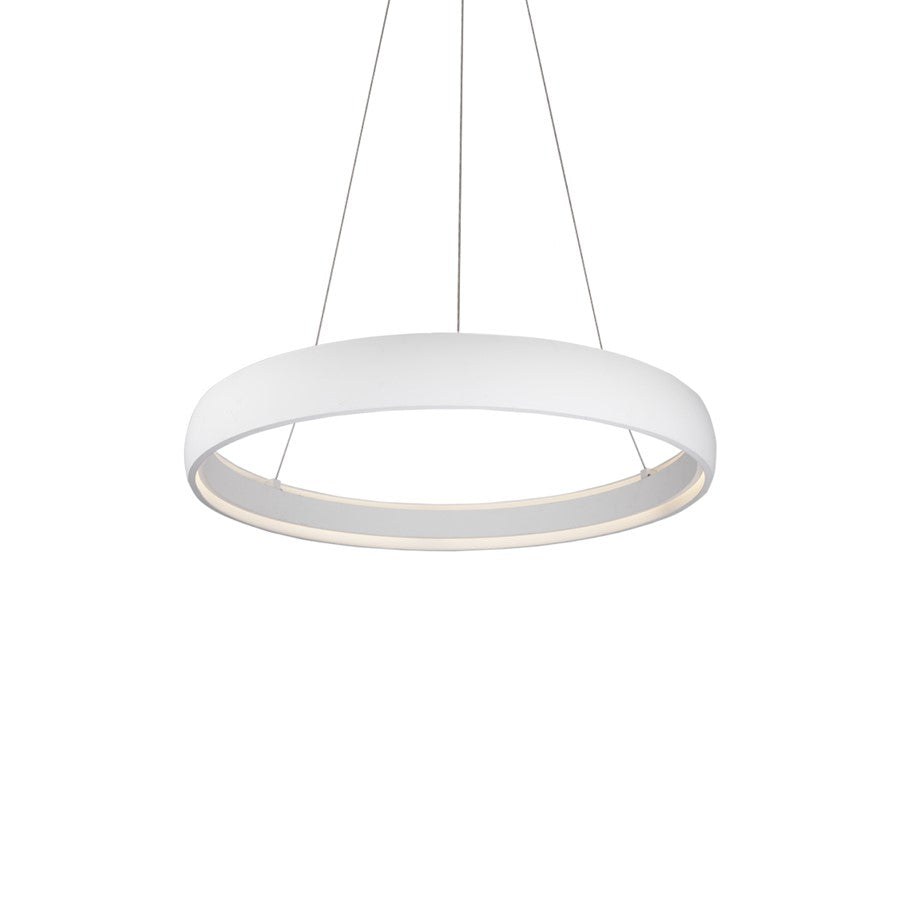 Kuzco Halo 35"LED Pendant, White - PD22735-WH-UNV