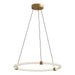 Kuzco Bruni 24" LED Pendant, Gold/Clear Acrylic/White Silicone - PD24724-BG