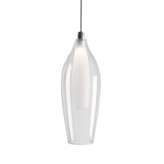 Kuzco Victoria 4" LED Pendant, Chrome/Opal - PD3004