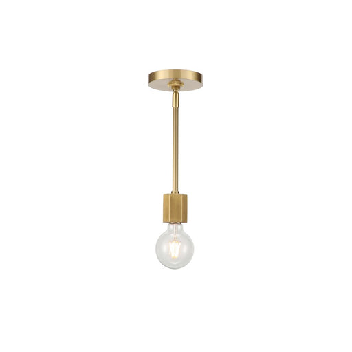 Alora Hexa 1 Light Pendant, Vintage Brass - PD307001VB