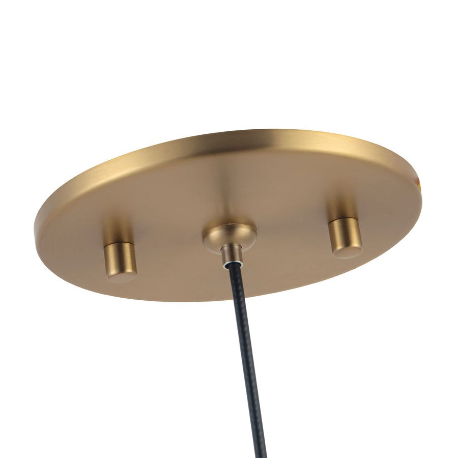 Kuzco Bolla 6" Gold Dimmable LED Pendant, Brushed Gold/Copper