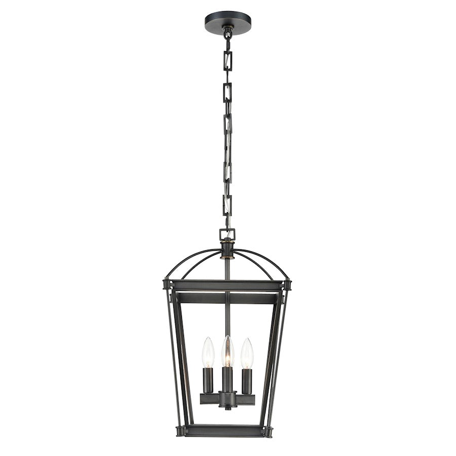 Alora Manor 4 Light 12" Pendant, Urban Bronze - PD312212UB