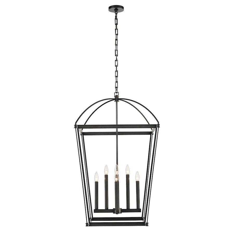 Alora Manor 8 Light Pendant, Urban Bronze - PD312224UB