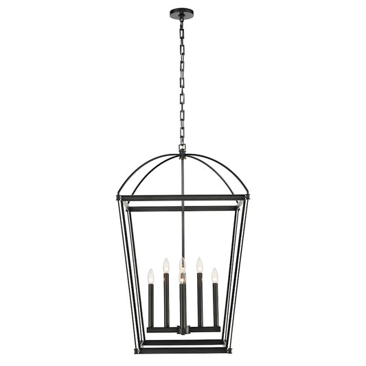 Alora Manor 8 Light Pendant, Urban Bronze - PD312224UB