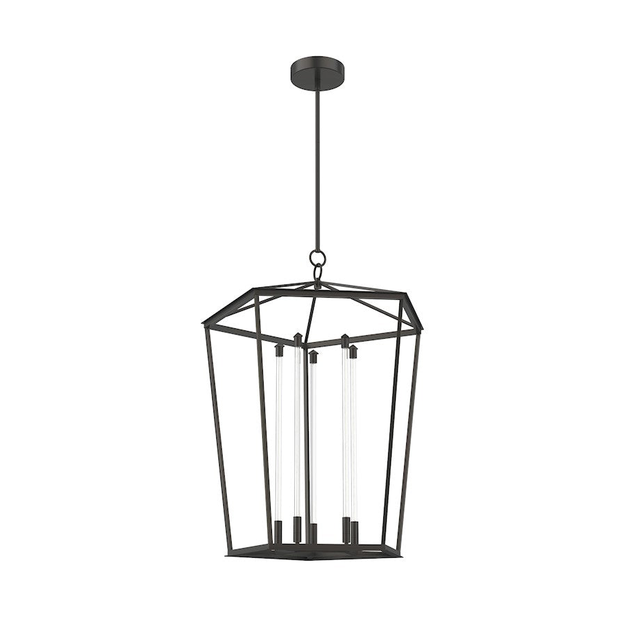 Alora Delphine 29" LED Pendant, Urban Bronze/Clear - PD317129UB