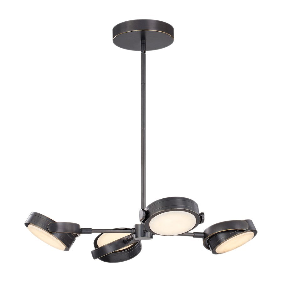 Alora Blanco 28" LED Pendant, Urban Bronze/Alabaster - PD325428UBAR