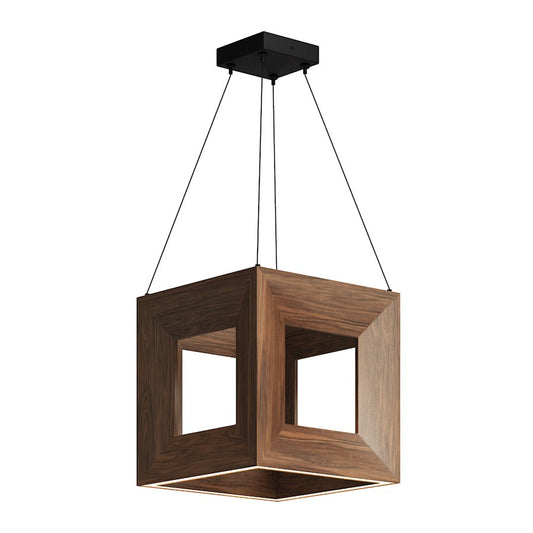 Kuzco Morina 12" LED Pendant, Walnut/White Silicone - PD32912-WT