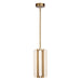 Alora Anders 7" LED Pendant, Vintage Brass/Acrylic Guide - PD336507VB