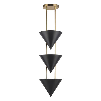 Kuzco Versus 10-in Black Pendant, Urban Bronze