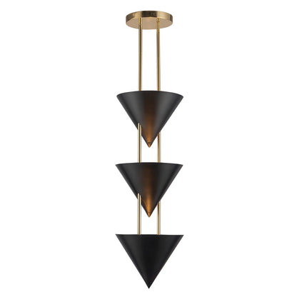 Kuzco Versus 10-in Black Pendant, Urban Bronze