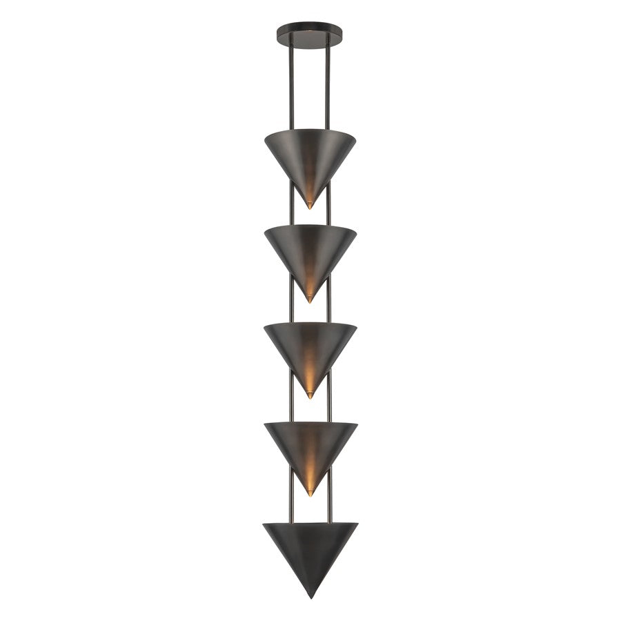 Kuzco Versus 10" Aged Steel Pendant, Aged Steel - PD341548STA