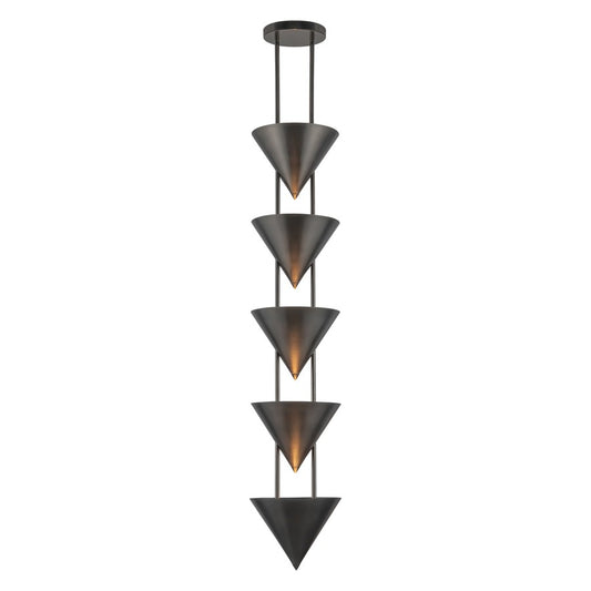 Kuzco Versus 10" Aged Steel Pendant, Aged Steel - PD341548STA
