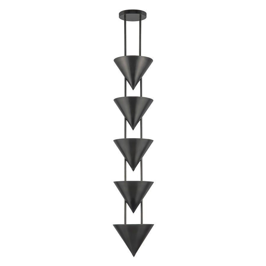 Kuzco Versus 10" Aged Steel Pendant, Aged Steel