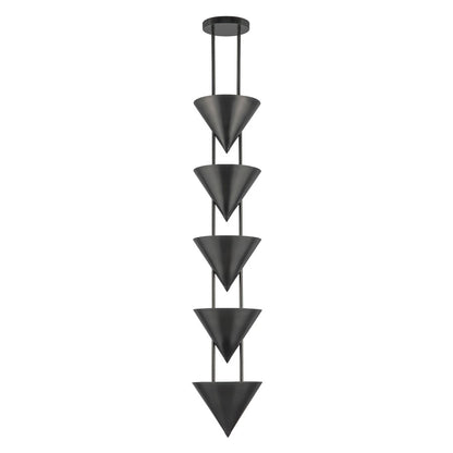 Kuzco Versus 10" Aged Steel Pendant, Aged Steel