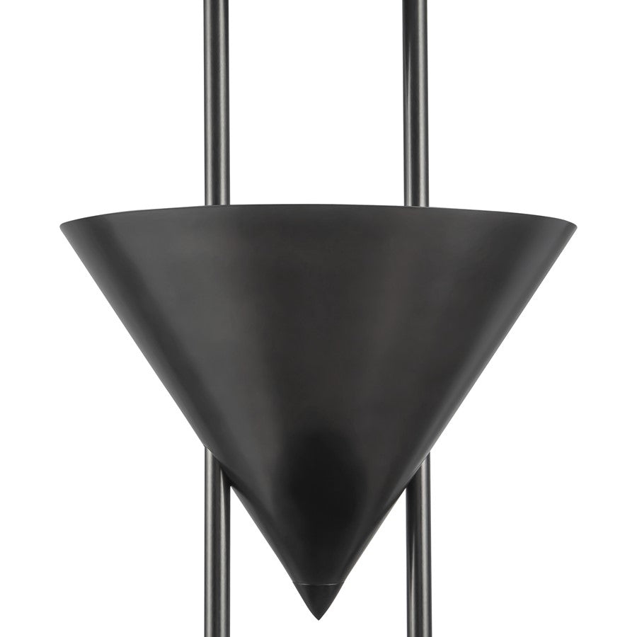Kuzco Versus 10" Aged Steel Pendant, Aged Steel