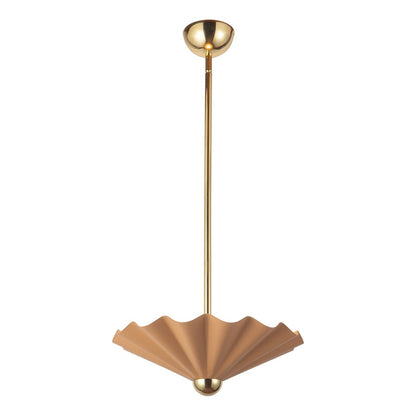 Kuzco Furrow 16" Red Dim LED Pendant, Peach - PD354016PEC