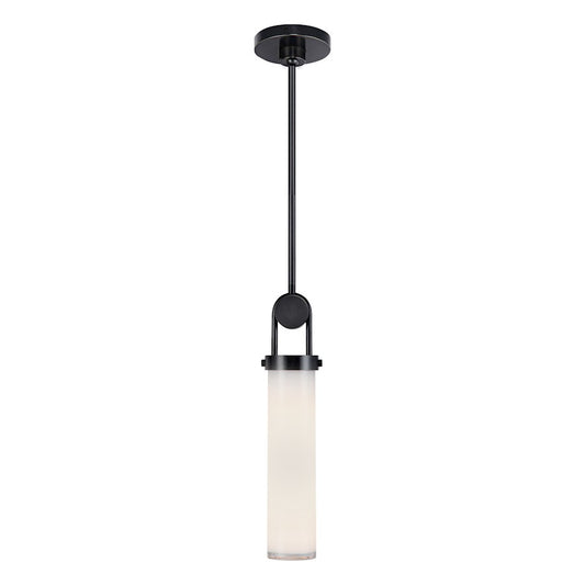 Alora Wynwood 1 Light 15" Pendant, Urban Bronze/Glossy Opal - PD355015UBGO