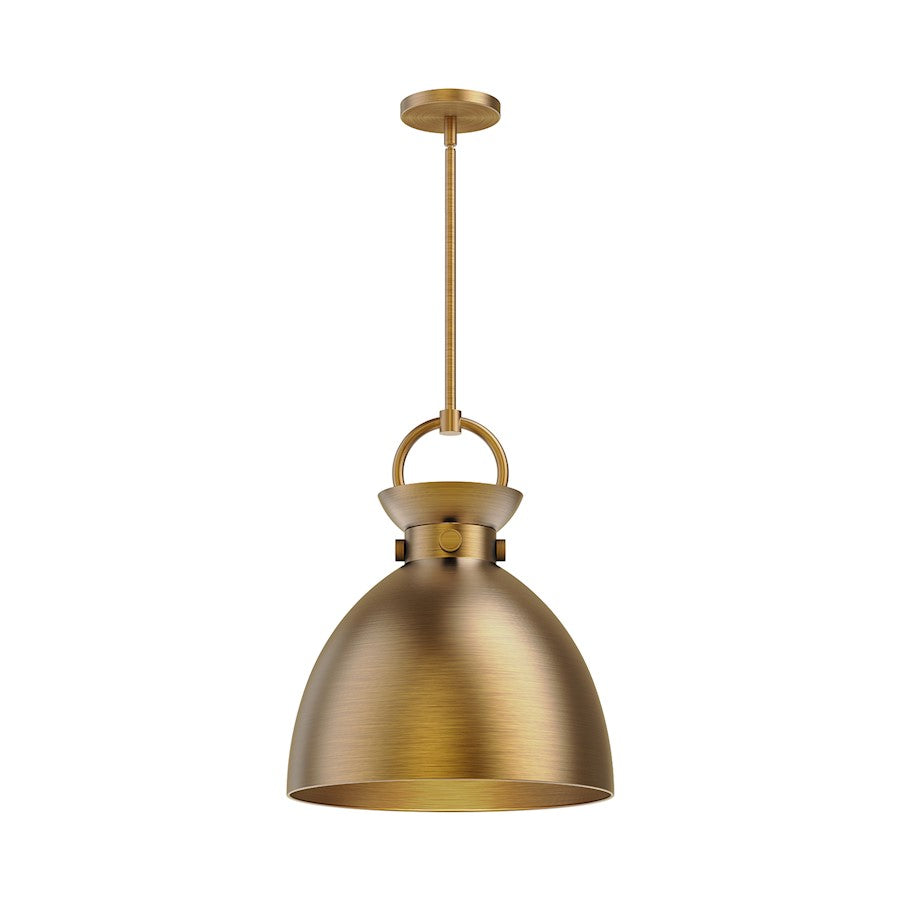 Alora Mood Waldo 1 Light 14" Pendant, Aged Gold - PD411314AG