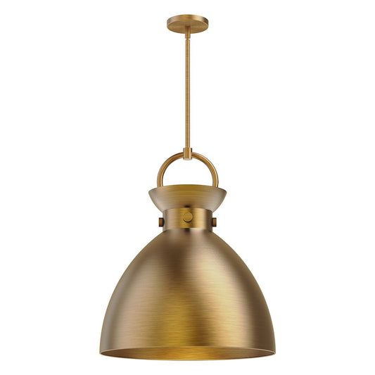 Alora Mood Waldo 1 Light 18" Pendant, Aged Gold - PD411318AG