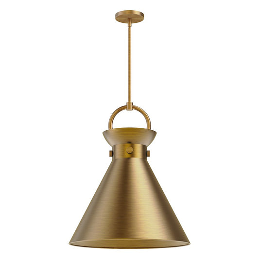 Alora Mood Emerson 1 Light 18" Pendant, Aged Gold - PD412018AG