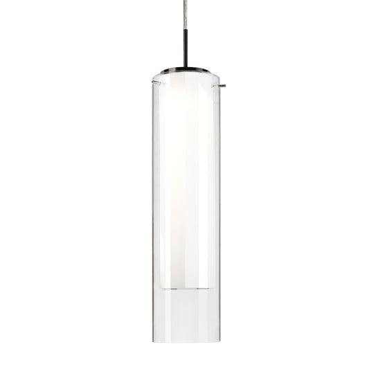 Kuzco Verona 19" LED Pendant, Brushed Nickel/Opal - PD41305-BN