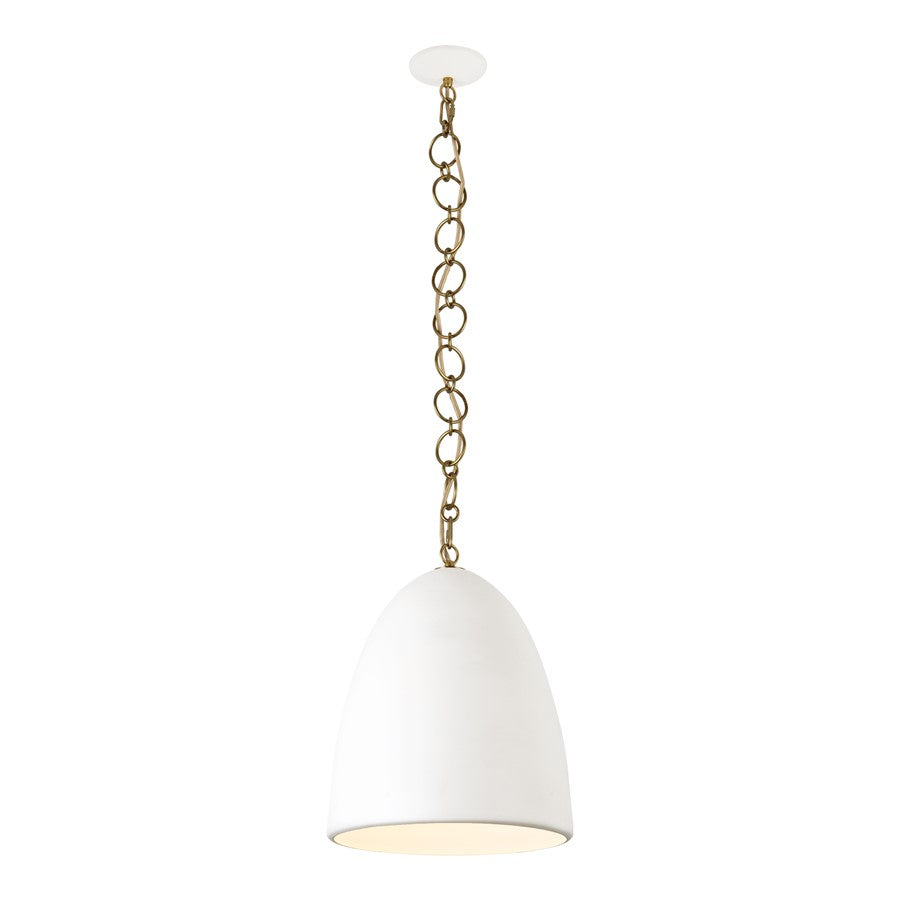 Kuzco Grant 14" Wht Pendant, Antique Wht - PD423014AW