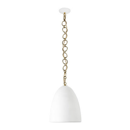 Kuzco Grant 14" Wht Pendant, Antique Wht
