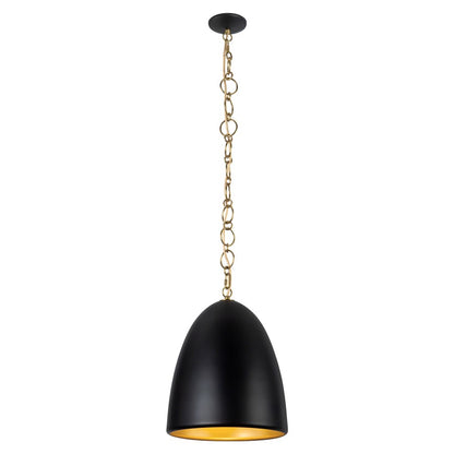 Kuzco Grant 14" Blk Pendant, Matte Black - PD423014MB
