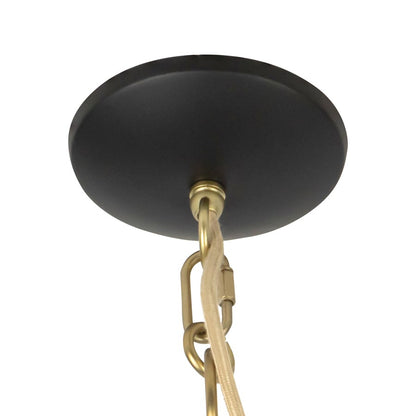 Kuzco Grant 14" Black Pendant, Matte Black