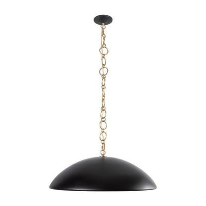 Kuzco Grant 27" Black Pendant, Matte Black
