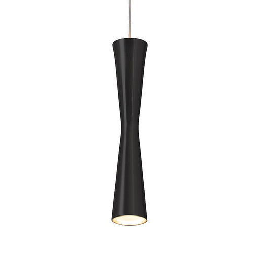 Kuzco Robson 12" LED Pendant, Black/Frosted PC Diffuser - PD42502-BK
