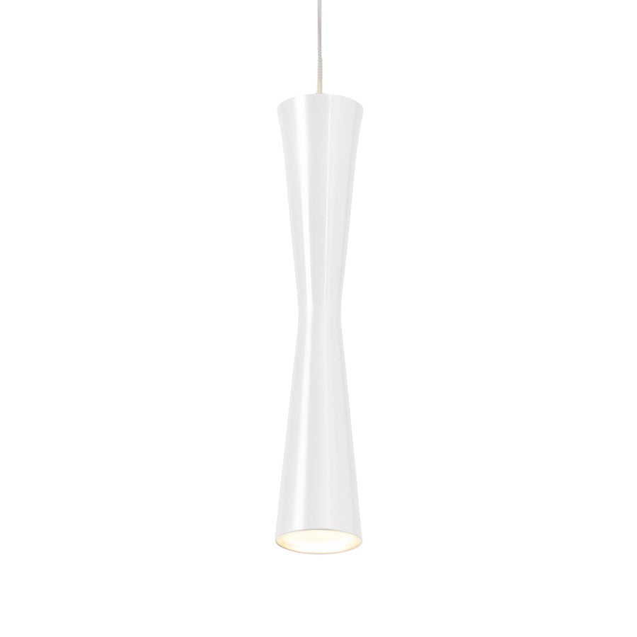 Kuzco Robson 12" LED Pendant, White/Frosted PC Diffuser - PD42502-WH