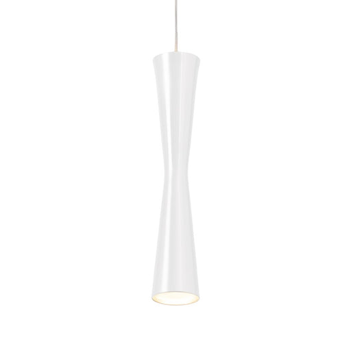 Kuzco Robson 12" LED Pendant, White/Frosted PC Diffuser - PD42502-WH