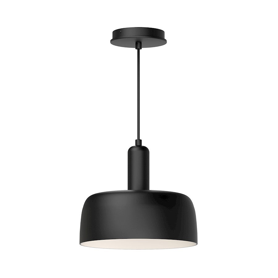 Alora Mood Adriano 1 Light 10" Pendant, Matte Black - PD427710MB