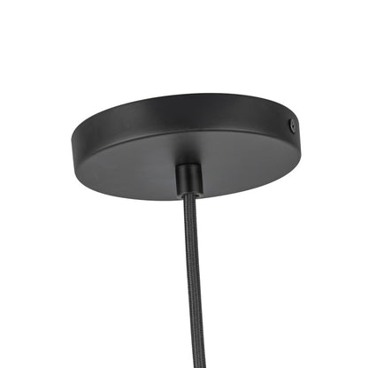 Kuzco Marco 12" (CCT)LED Pendant, Black/Opal Glass