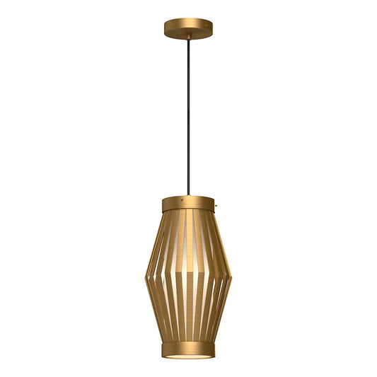 Alora Mood Hana 1 Light 9" Pendant, Aged Gold/Opal Matte/Opal - PD434509AGOP