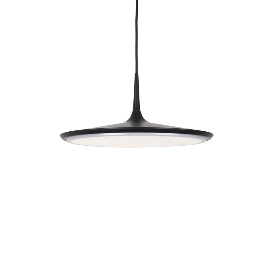 Kuzco Disc 16" LED Pendant, Black