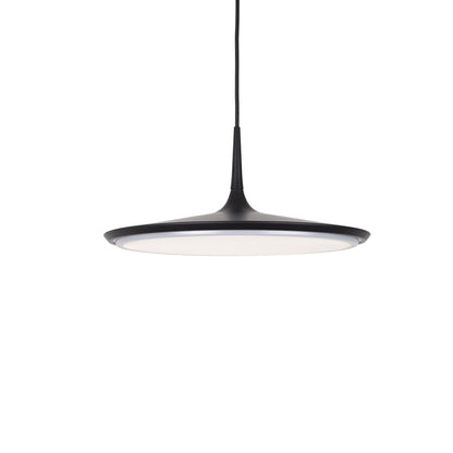 Kuzco Disc 16" LED Pendant, Black