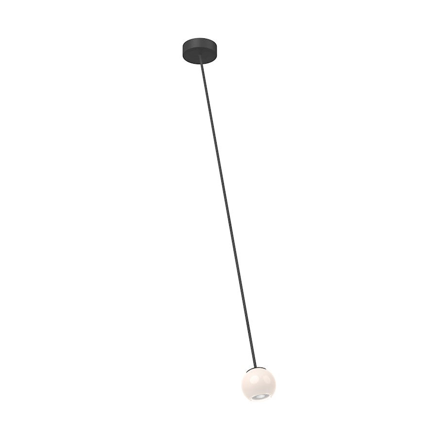 Kuzco Europa LED Pendant, Black/Opal - PD47603-BK