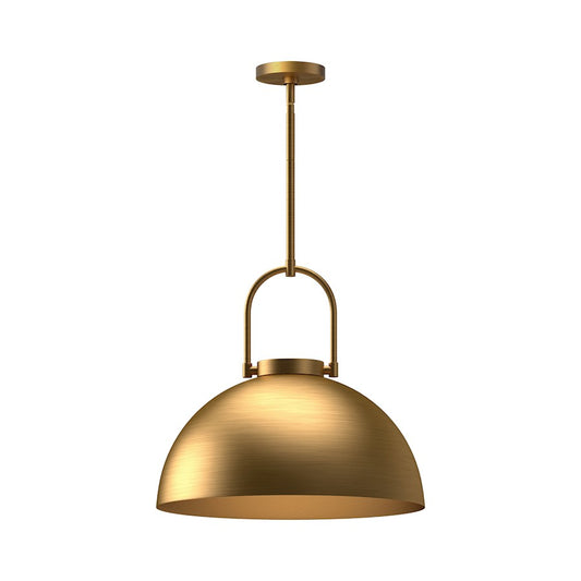 Alora Mood Harper 1 Light 16" Pendant, Aged Gold - PD504016AG